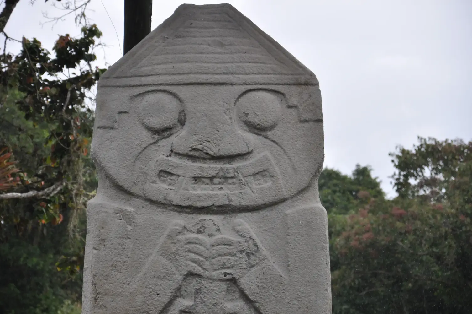 Estatua del parque arqueológico de San Agustín